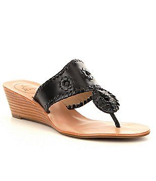 Jack Rogers Jacks Leather Whip Lace Slip-On Wedge Sandals Spring Leather Sandals Embellished, Chic Embellished Sandals For Spring, Chic Embellished Wedge Sandals For Summer, Spring Embellished Open Toe Wedge Sandals, Slip On Wedge Sandals, Sandal Shoes, Lace Slip, Jack Rogers, Shoe Lover