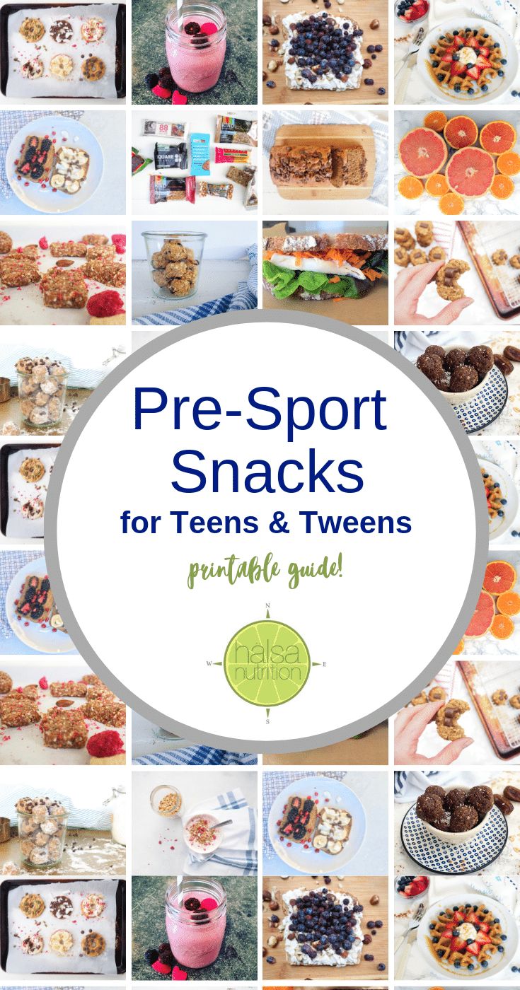 Pre-Sport Snacks for Tweens and Teens - Hälsa Nutrition Kids Sports Snacks, Healthy Sport Snacks, Volleyball Snacks, Snacks For Teens, Tournament Food, Sport Snacks, Soccer Snacks, Athlete Food, Athletes Diet