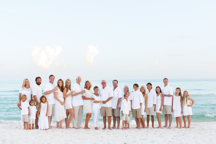 a large group of people standing on top of a beach