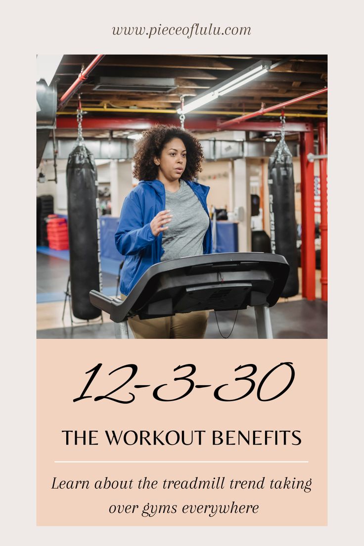 a woman working out on a treadmill in a gym with the words, 12 28 30