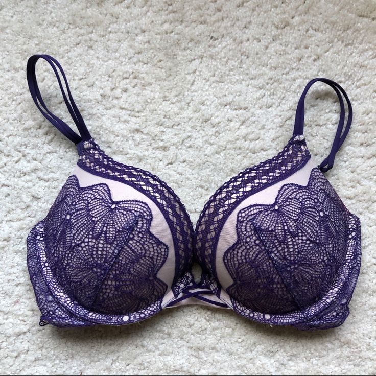 Brand New Never Worn Victoria’s Secret Push Up Bra. From Their “Very Sexy” Line. Size 32d. Purple Underwire Bra For Night Out, Elegant Purple Bra With Lined Body, Elegant Partially Lined Purple Bra, Elegant Purple Lined Bra, Fitted Full Cup Purple Bra, Elegant Purple Push-up Bra, Elegant Purple Bra With Lace Trim, Elegant Victoria's Secret Purple Bra, Elegant Purple Victoria's Secret Bra