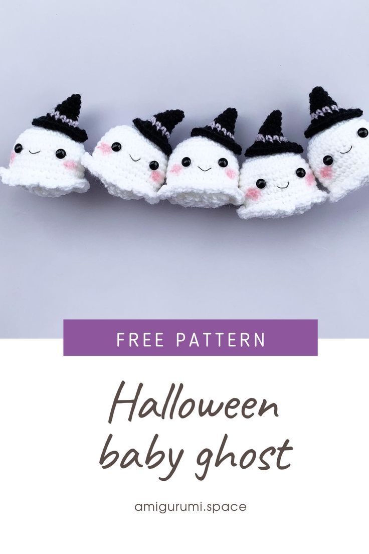 crochet pattern for halloween baby ghost slippers with text overlay that says free pattern