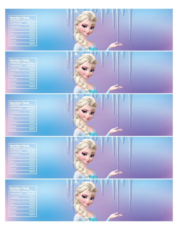 an image of frozen princesses with their names in the bottom right corner and below