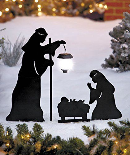 a nativity scene with the birth of jesus