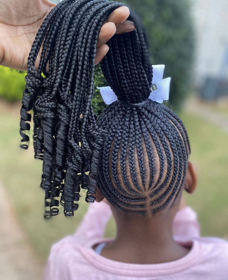 Kids Cornrows, Girls Braided Hairstyles Kids, Teens Hairstyles, Kid Braids, Toddler Braided Hairstyles, Toddler Braids, Black Kids Braids Hairstyles, Short Box Braids Hairstyles, Kids Braids