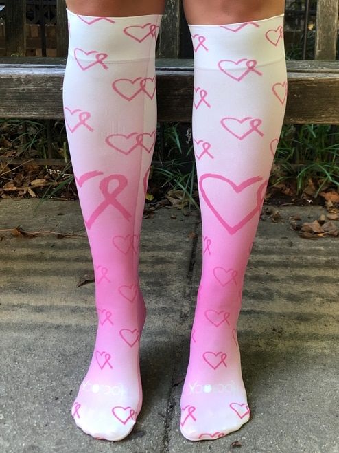 #2019designs #newyear #pinkribbonsocks #hocsocx #fieldhockey #soccer #iceskating #athletes #menswear #womenswear #womensfashion #mensfashion Pink Breathable Workout Socks, Breathable Pink Workout Socks, Nylon Knee-high Socks, Sporty Pink Socks For Sports, Sporty Pink Sports Socks, Comfortable Pink Knee-high Socks, Comfortable Knee-high Pink Socks, Breathable Sports Knee-high Socks, Sporty Stretch Breathable Knee-high Socks