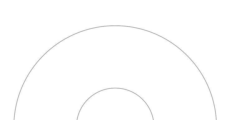 a drawing of an oval with the letter o in it