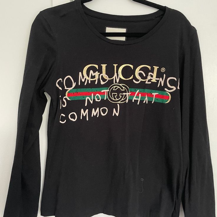 Size M Common Sense, Gucci Black, Coco, Sense, Top Blouse, Blouses, Womens Tops, Gucci, Women Shopping