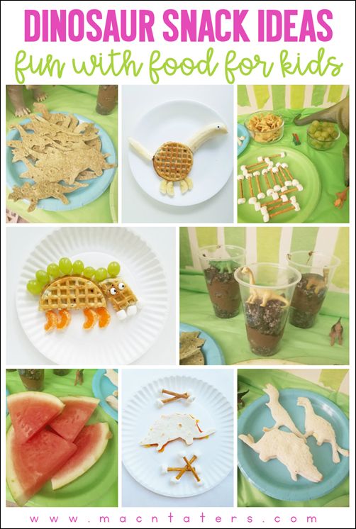 dinosaur snack ideas fun with food for kids