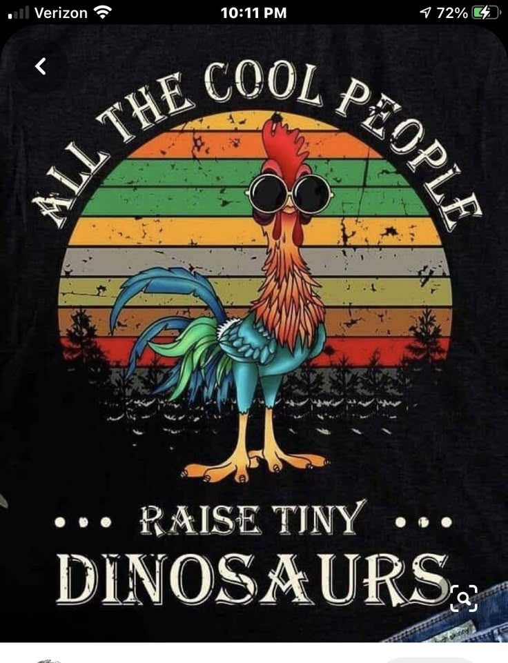 all the cool people raise tiny dinosaurs shirt