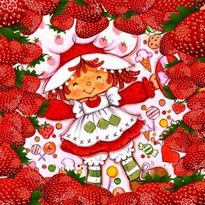 Strawberry Shortcake Aesthetic Wallpaper Laptop, Strawberry Shortcake Aesthetic, Strawberry Shortcake Wallpaper, Strawberry Shortcake Pictures, Cartoon Strawberry, Berry Shortcake, Vintage Strawberry Shortcake Dolls, Strawberry Shortcake Cartoon, Strawberry Shortcake Characters