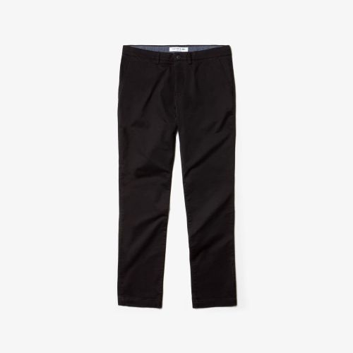 LACOSTE - MEN S LEISURE TROUSERS. #lacoste #cloth Men Lacoste Outfits, Mens Lacoste Outfit, Lacoste Pants, Lacoste Menswear, Mryoula Lacoste, Black Chinos, Chino Pants Men, Lacoste Men, Slim Fit Men