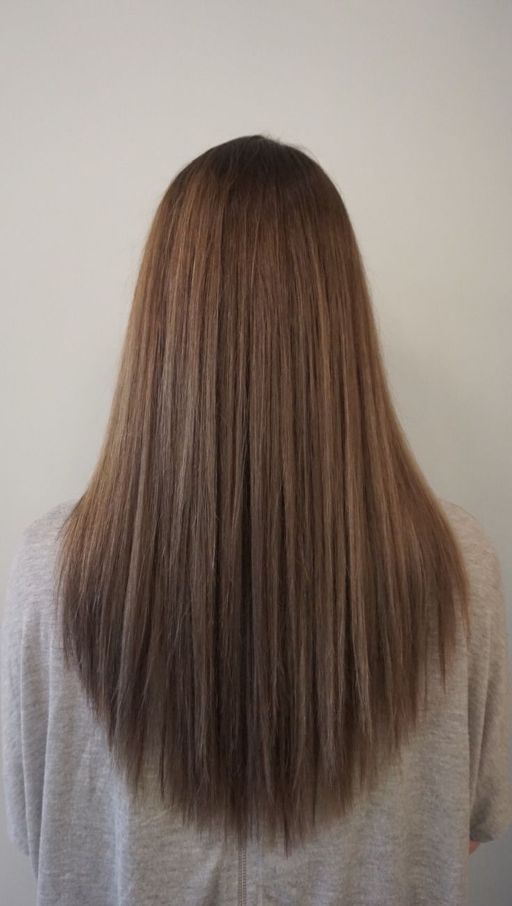 Long Hair V Cut, U Cut Hairstyle, V Cut Hair, Long Face Hairstyles, Long Brown Hair, Ombre Hair Color, Hair Haircut, Haircuts For Long Hair, Modern Hairstyles