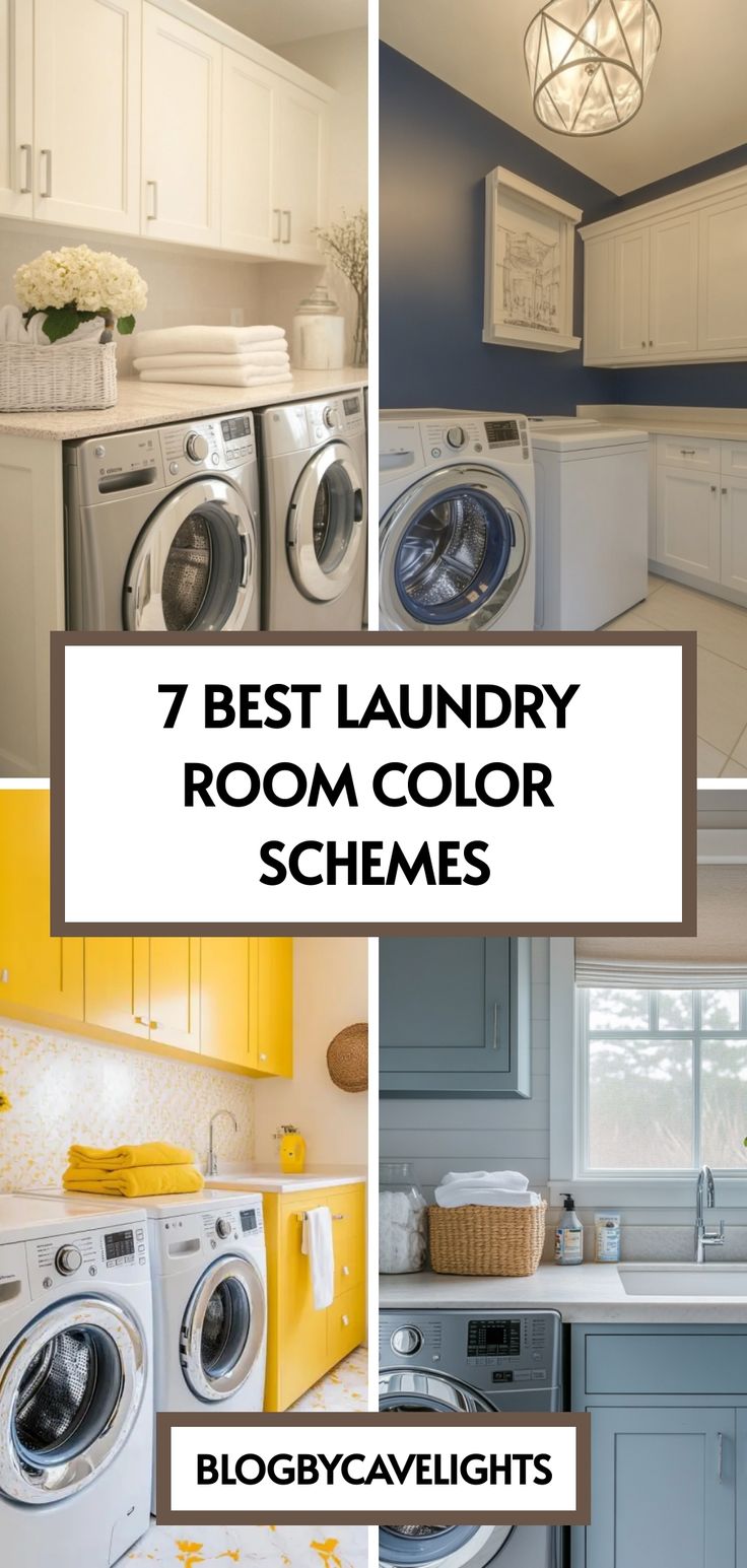 the 7 best laundry room color schemes for every homeowner's needs to know