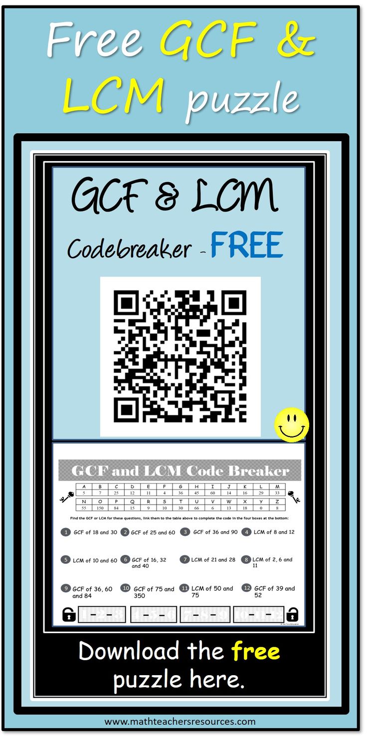 a flyer for the free gcf and lom puzzle game, featuring an image of