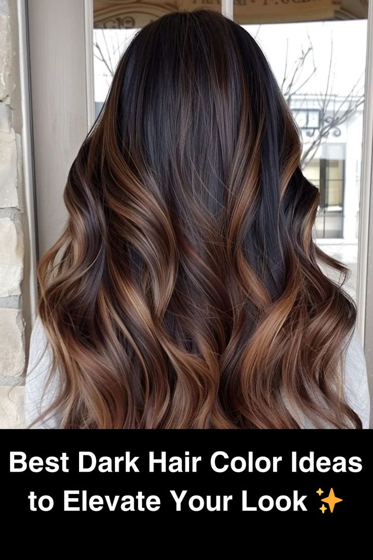 Discover the best dark hair color ideas that will give your locks a stunning makeover! Whether you’re looking for deep, rich shades or subtle highlights, these trendy options for 2024 will help you find the perfect look. Get inspired and transform your hair with these must-try colors! #DarkHairGoals #HairInspo #2024Trends Dark Auburn, Subtle Highlights, Hair Color Dark, Color Ideas, Sophisticated Style, Dark Hair, Hair Goals, Hair Inspo, Skin Tones