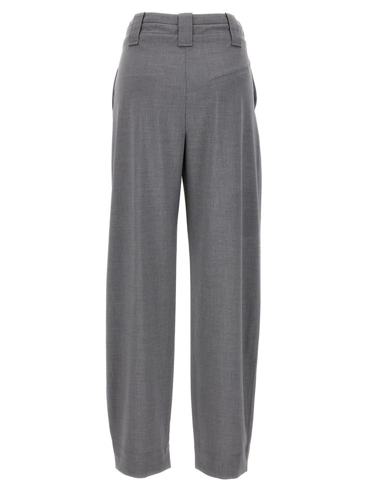 'Drapey' viscose blend pants, hook and button zip closure, adjustable drawstring at the waist, pockets. JULIAN SUSTAINABLE: Product made from recycled polyesterGender: WomenMaterial: 48% VISCOSE 47% POLYESTER 5% ELASTANEColor: GRAYMade in: TRProduct ID: F8165921*Import tax/duty will be calculated at checkout (If applicable) Drapey Pants, Wang Dress, Rick Owens Jacket, Pleats Please Issey Miyake, Mohair Sweater, Gorgeous Bags, Jeans Jumpsuit, Yoga Wear, Blouse Dress