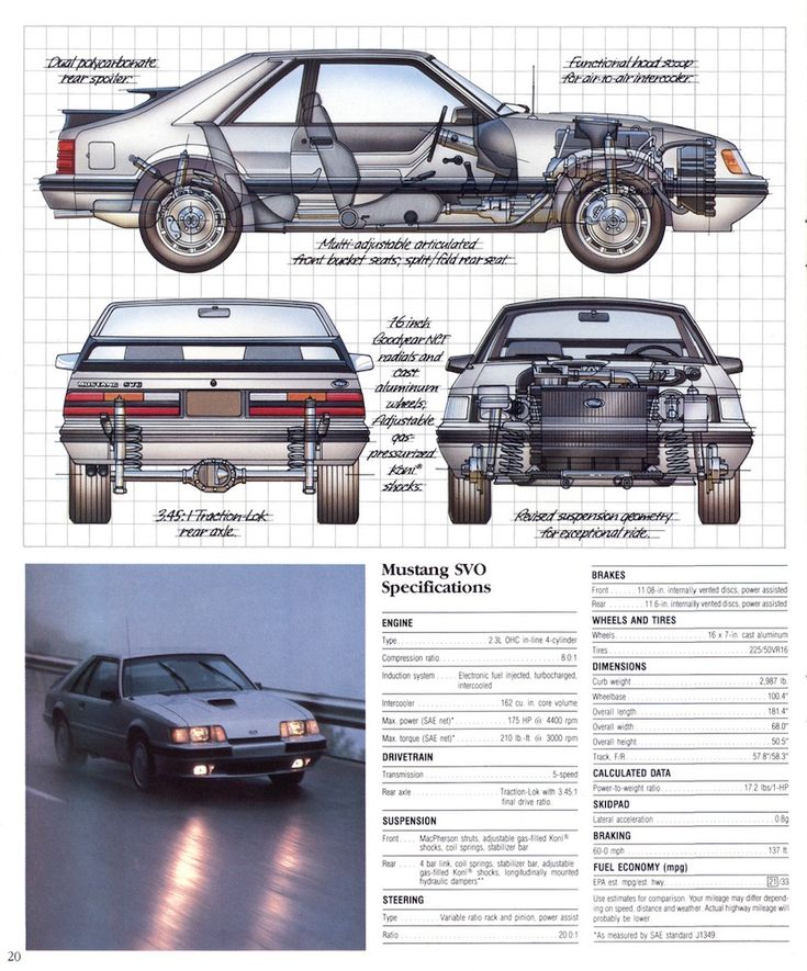 an old car is shown in this diagram and it's cutaway from the back