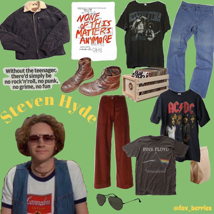 Steven Hyde That 70’s show Hyde That 70s Show Aesthetic Outfits, That 70s Show Hyde, Hyde That 70s Show Outfits, Steven Hyde Outfit, Hyde Outfits, That 70s Show Aesthetic Outfits, Thats 70 Show Outfit, 70s Vampire, That 70s Show Fashion