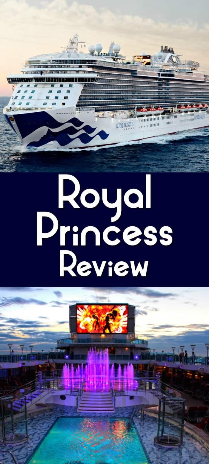 the royal princess cruise ship is shown in two different pictures, with text reading royal princess review