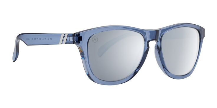 Get in Forward Motion with ‘Deep Blue - L Series.’ Its steely blue frame and mirrored smoke lenses offer a casual-cool look that vibes with whatever you’re wearing and wherever you’re going. Lightweight and comfortable, ‘Deep Blue’ is also polarized to reduce glare, making it an effortless fit for your day’s adventures. // Details: Gender: Unisex Frame: Gloss Crystal Blue Lens Color: Polarized Silver Mirror UV Rating: 100% UV Protection Fit / Size: Medium - Large Vibe: Lifestyle In the Box: Micr Blue Sunglasses With Uva Protection For Streetwear, Blue Uv Protection Sunglasses For Streetwear, Blue Sunglasses With Uv Protection For Streetwear, Casual Sunglasses With Uv Protection For Streetwear, Blue Sunglasses For Sports In Summer, Blue Sunglasses For Summer Sports, Modern Blue Sunglasses For Streetwear, Trendy Blue Sunglasses For Outdoor Activities, Blue Sports Sunglasses For Summer