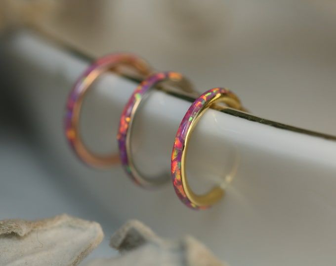 Opal Gold Filled Beaded Piecing Hoop - Etsy Gold Dainty Stackable Cartilage Earrings, Dainty Gold Stackable Cartilage Earrings, Gold Tiny Small Hoop Nose Rings, Tiny Gold Septum Ring As Gift, Tiny Gold Septum Ring Gift, Adjustable Gold Stackable Cartilage Earrings, Adjustable Stackable Gold Cartilage Earrings, Gold Small Hoop Stackable Nose Rings, Gold Small Hoop Septum Ring Stackable