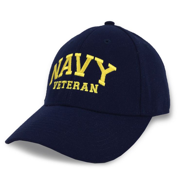 NAVY VETERAN TWILL HAT 3 Veteran Logo, Veteran Hats, Navy Flag, Veterans Flag, Popular Hats, Military Pride, Navy Anchor, Navy Hats, Veteran T Shirts