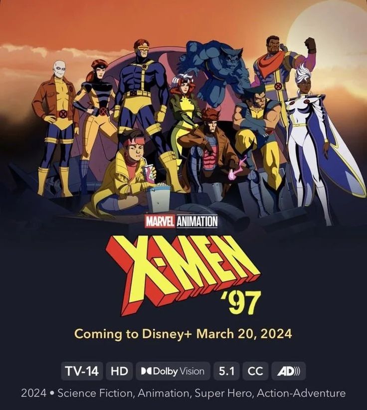 the x - men movie poster is shown