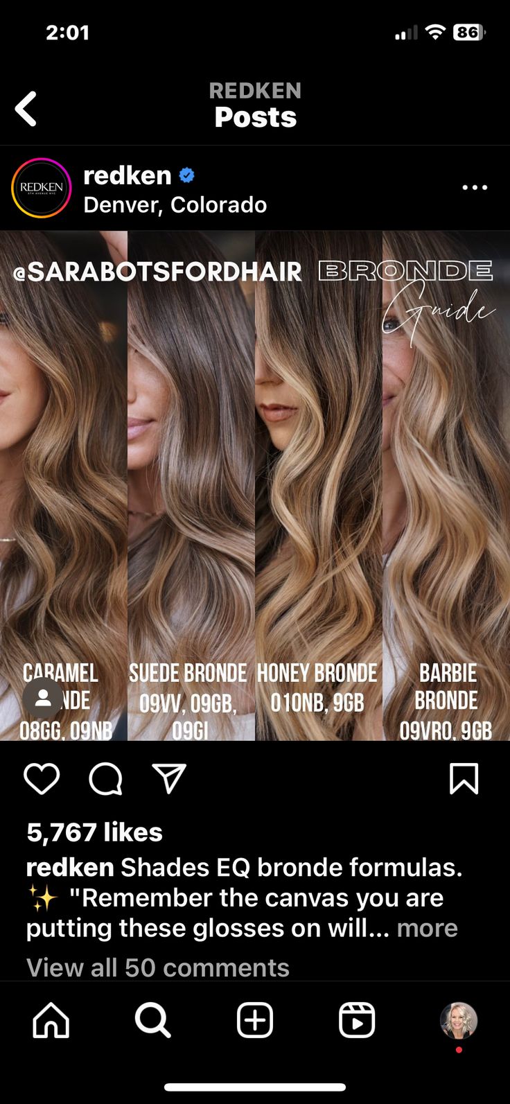 Caramel Highlight, Redken Hair Color, Redken Hair Products, Redken Shades, Hair Color Formulas, Redken Shades Eq, Caramel Highlights, Hair Reference, Honey Blonde