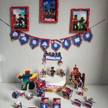 the birthday cake is decorated with pictures and decorations for boys's birthdays,