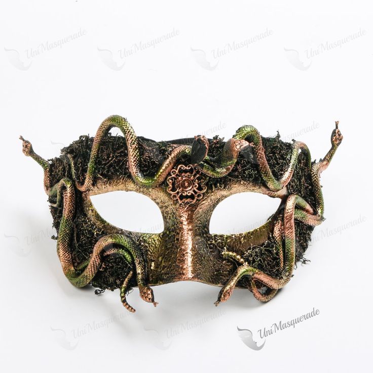 This Beautiful Masquerade Party Mask Is Made Of 100% Finest Quality And Hand-Painted Craftsmanship. Occasion: Great For Halloween, Day Of The Dead, Masquerade Party, And More. Color: Black Gold How It Made: Made Of High-Quality Plastic, Then Hand-Painted And Decorated With Feather, Lace, Glitter, Spike. Size Measurement: Most Of Our Masks Are 6-7 Inches Wide And One Size Fits All. Luxury Fantasy Mask For Mardi Gras, Coll Masks, Luxury Fantasy Masks For Carnival, Fabric Masquerade Mask, Luxury Fantasy Masks And Prosthetics For Masquerade, Luxury Fantasy Masquerade Mask For Costume, Green Maskerade Mask, Luxury Fantasy Mask, Luxury Fantasy Carnival Masks