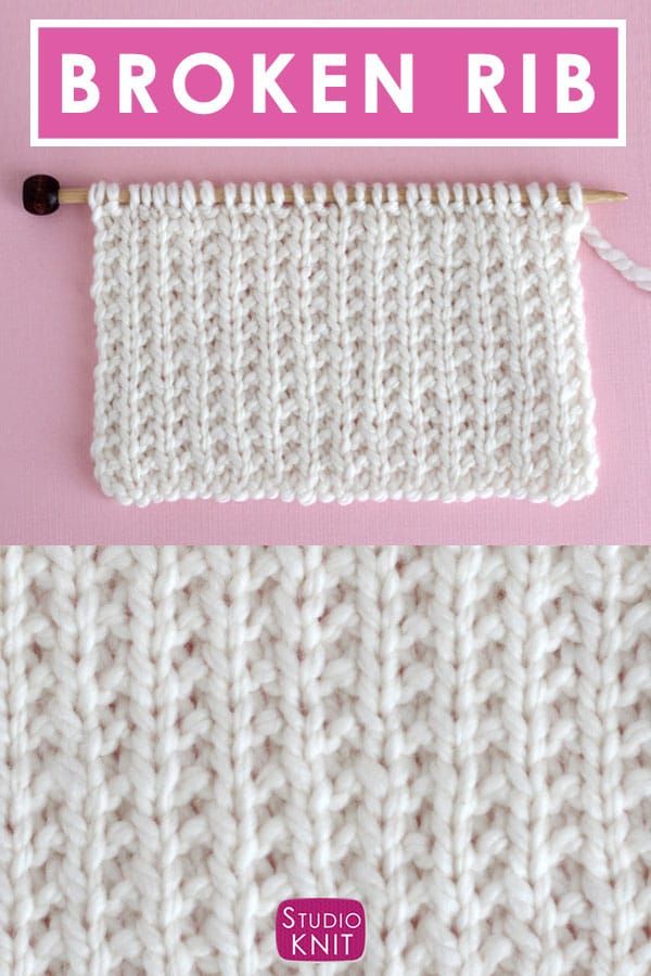 the knitting pattern is being worked on with yarn