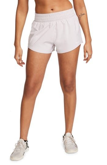 Sweat-wicking tech augments the silky-smooth, ultrasoft woven fabric of these shorts perfect for everything from leisurely walks to runs to HIIT workouts. A back pocket stashes essentials for your outing. 3" inseam; 27" leg opening; 12" front rise; 15" back rise (size Medium) Elastic waist Dri-FIT moisture-wicking technology Brief lining 100% polyester Machine wash, tumble dry Imported Nike Casual 4-way Stretch Shorts, Lightweight Casual Running Shorts, Nike Activewear With 4-way Stretch Shorts, Nike Athleisure Shorts With 4-way Stretch, Nike Activewear Shorts With 4-way Stretch, Nike Stretch Athletic Shorts With Elastic Waistband, Casual Moisture-wicking Athletic Shorts For Light Exercise, Nike Shorts For Casual Outings, Nike Shorts For Casual Wear