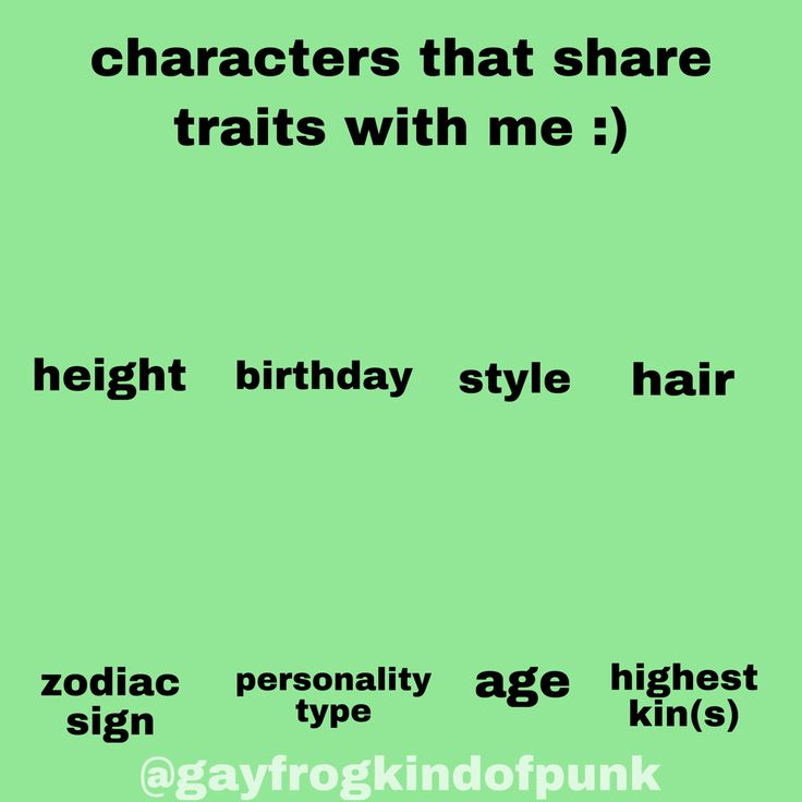 some type of font that says characters that share traits with me height, height, and style