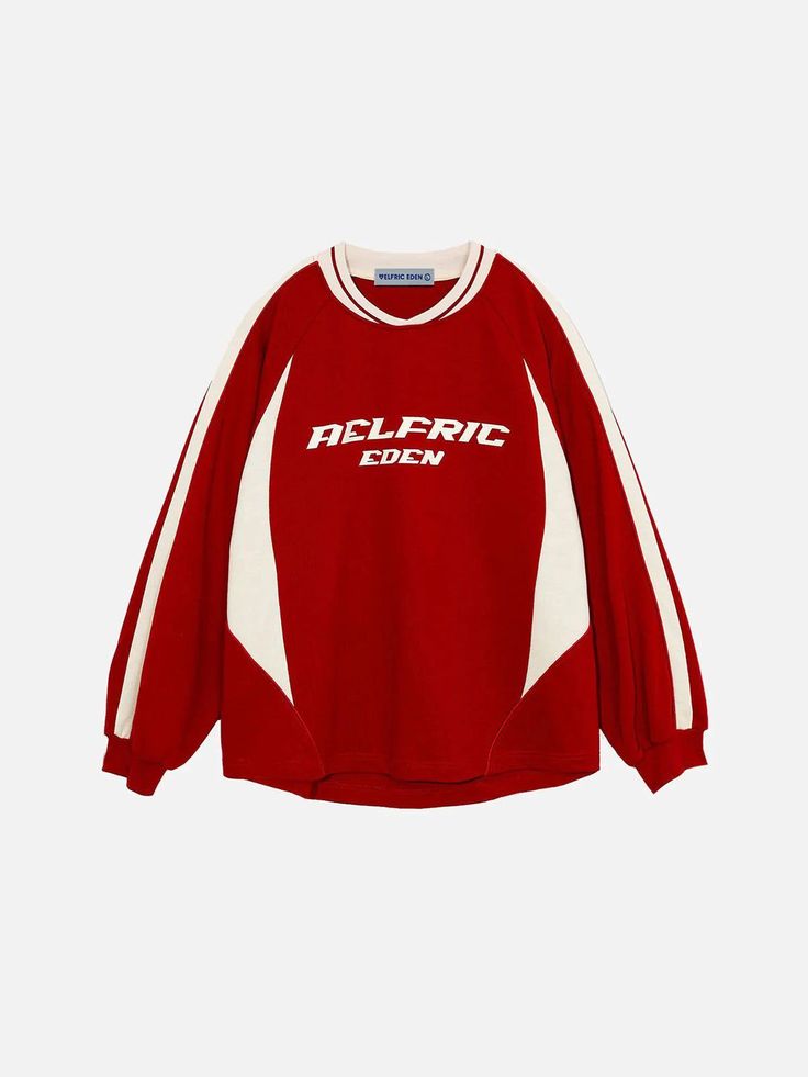 2022 Top Streetwear Brand Aelfric Eden, Street fashion clothes shopping online, free shipping worldwide! Streetwear Long Sleeve, Underground Clothing, Fits Streetwear, Patchwork Sweatshirt, Top Streetwear Brands, Aelfric Eden, Oversized Crewneck, Vintage Patchwork, Oversize Fashion