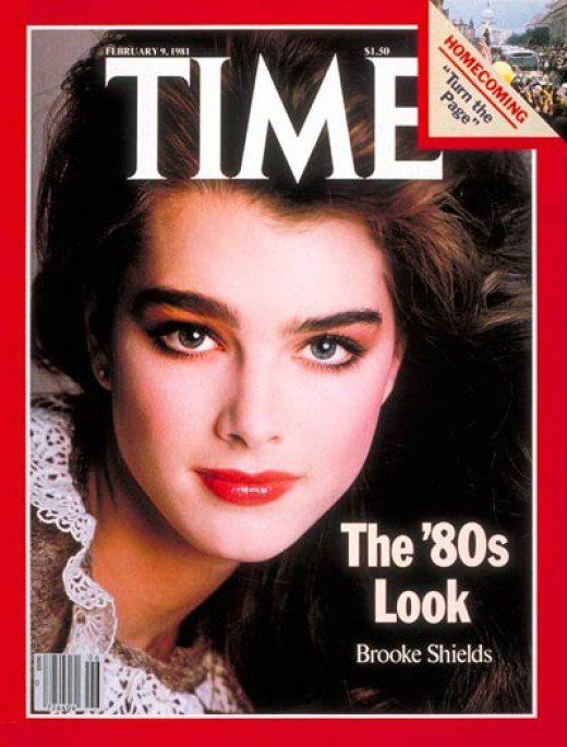 the cover of time magazine featuring brooke shields