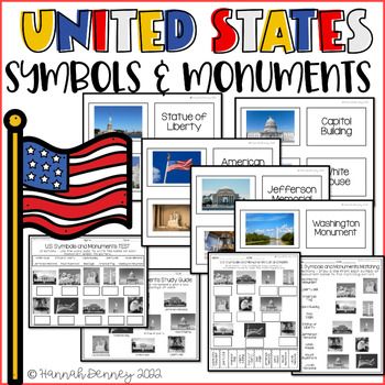 the united states symbols and monuments worksheet for students to practice their language skills