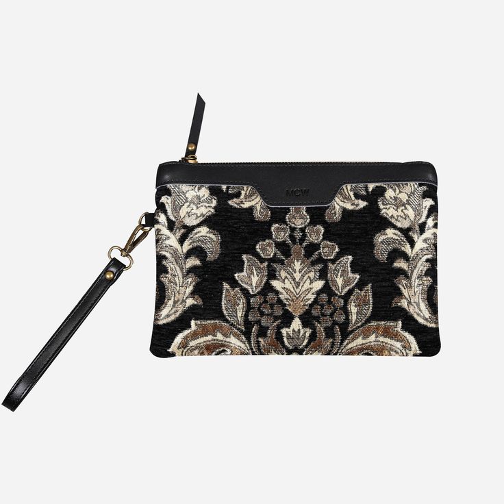 With a nod to the Victorian era, MCW’s freshly combines the classic and elegant design of the traditional carpet bag with a textural and tactile twist.The main body of the clutch and wristlet bags are made with thick chenille carpets. The trim and zipper puller are made of genuine leather with a high-quality bronze metal zipper and heavy cotton canvas lining.There is an organizer for ID and credit cards on one side and a horizontal slip pocket for the phone on the other side. It’s a perfect clutch and wristlet for everyday carry necessities.Overall measurements:• Bag size: 9-3/4”W x 7”H Traditional Carpet, Carpet Bag, Bronze Metal, Wristlet Clutch, Secret Sale, Vintage Carpet, Travel Pouch, Metal Zipper, Everyday Carry