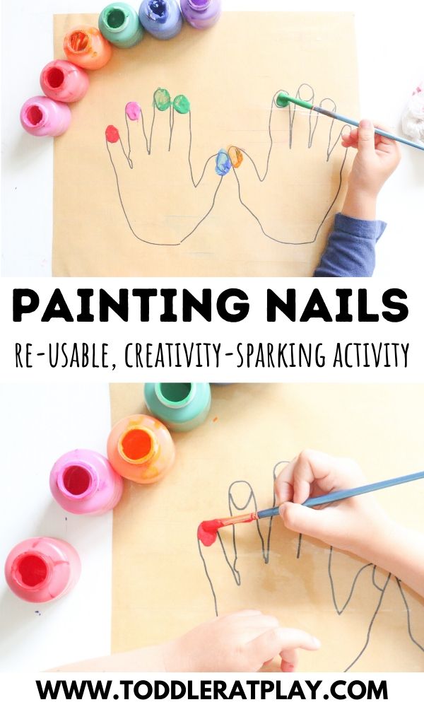 kids are painting their hands with paint and crayons to make them look like they're - useable