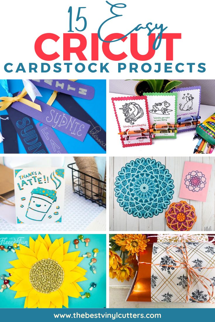 15 Easy Cricut Cardstock Projects Paper Crafts For Cricut, Cricket Paper Projects, Easy Cricut Cards For Beginners, Cricut Card Stock Ideas, Circuit Cardstock Projects, Easy Cricut Ideas For Beginners, Card Stock Cricut Projects Easy, Diy Cricut Projects Cardstock Papers, Cricket Cardstock Projects