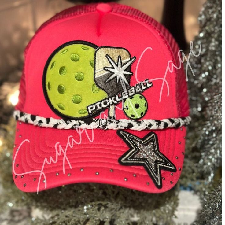 Custom, one of a kind trucker hat. The options are endless and no two are alike. Any sport, color, team, event or anything you can think of. I would love to make you a one of a kind hat for anything. Let's work together and create your masterpiece. Customizable Trucker Hat With Visor, Custom Adjustable Snapback Baseball Cap, Pink Hat For Sports Events, One Size, Pink Hat For Sports Events, One Size Fits Most, Fun Sports Visor Hat, Pink Sports Event Hat, Trendy Snapback Hat For Sports Events, Trendy Adjustable Snapback Hat For Sports Events, Sports Bucket Hat, One Size Fits Most