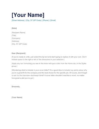 a cover letter for a resume with the name and image in blue, on a white background