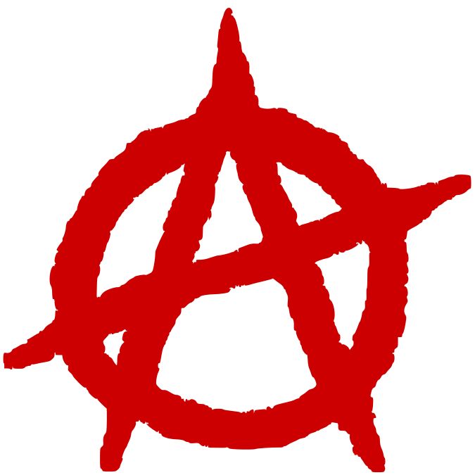 an anarchy symbol with the words things my pentacle tattoo have been mistaken for