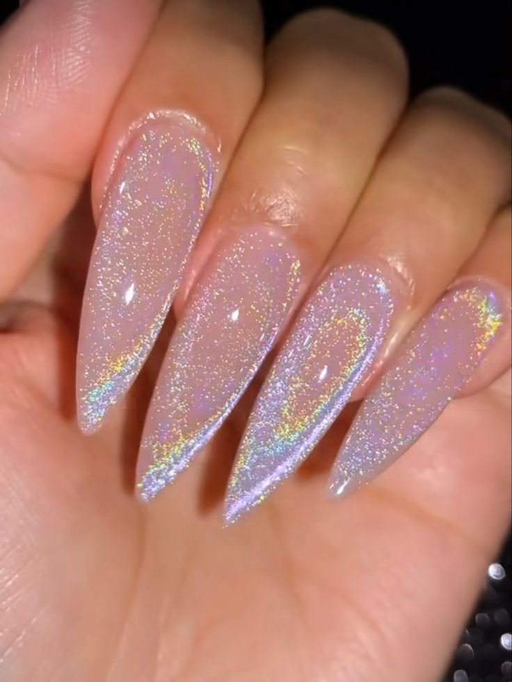 Unghie Sfumate, Soya Mumu, Cat Eye Nails, Holographic Nails, Luxury Nails, Fancy Nails, Dope Nails, Chrome Nails, Best Acrylic Nails