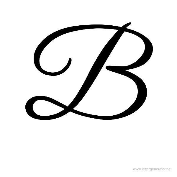 the letter b is made up of two letters, one in black and one in white