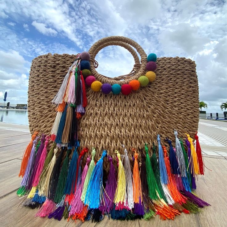 Brand New Unique Piece From @Zettabeachwear Brand Authentic Handmade Luxury Beach Bag, Perfect To Complement Your Summer Looks. This Piece Comes With Tags And Dust Bag. It’s Completely New, Perfect For Gifting! I’m A Brand Certified Distributor. Message Me If You Would Like To Have More Photos And Measurements! Beachy Sand-colored Straw Bag, Handmade Beach Bag For Travel During Beach Season, Bohemian Beach Bag For Travel And Beach Season, Bohemian Beach Bag For Beach Season Travel, Bohemian Beach Bag For Travel During Beach Season, Multicolor Straw Bag For Beach Travel, Multicolor Straw Bag For Beach Season Travel, Multicolor Straw Bag For Travel And Beach Season, Bohemian Straw Tote Bag For Vacation