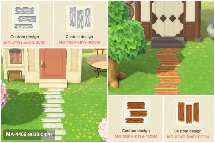 the design process for a house in animal crossing