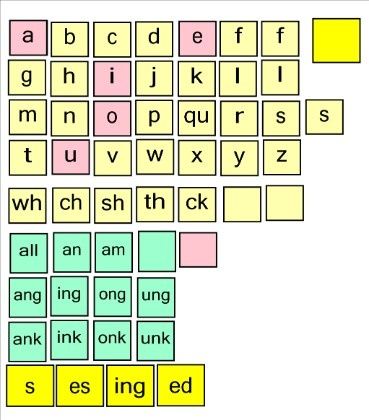 the word search is shown with different words and letters on it, including one letter