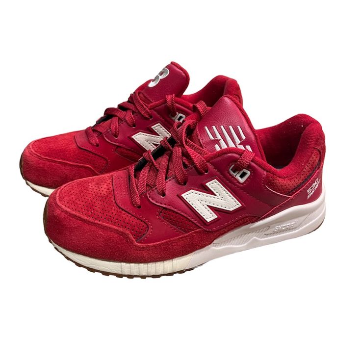 Brand New, Without Box, Size 7 (Us) New Balance 530 90s Running Solids Red Women’s Classic Training Shoes. New Balance 574 Pink, New Balance Suede, 90s Running, New Balance 992, New Balance 515, White Slip On Sneakers, Shoes New Balance, Pink Running Shoes, Walking Sneakers