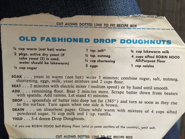 an old fashioned drop doughnuts recipe is on the back of a woman's jeans